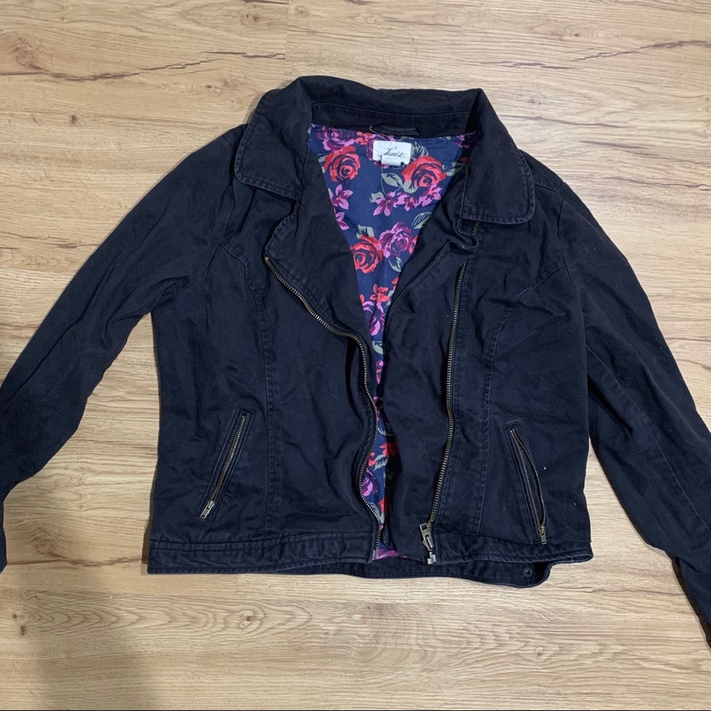 Black Denim Levi’s Jacket L